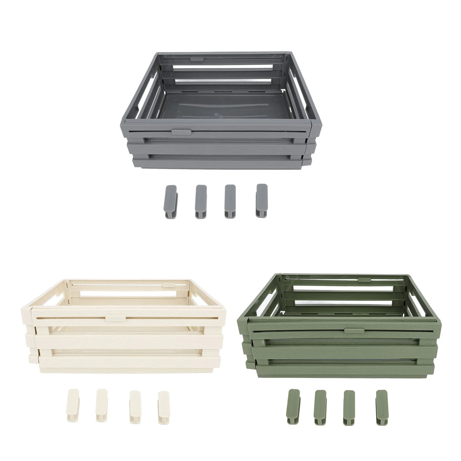 Retractable Storage Box Stackable Sundries Storage Bin Pantry Organizer Container Box Deformation Resistant For Bedroom