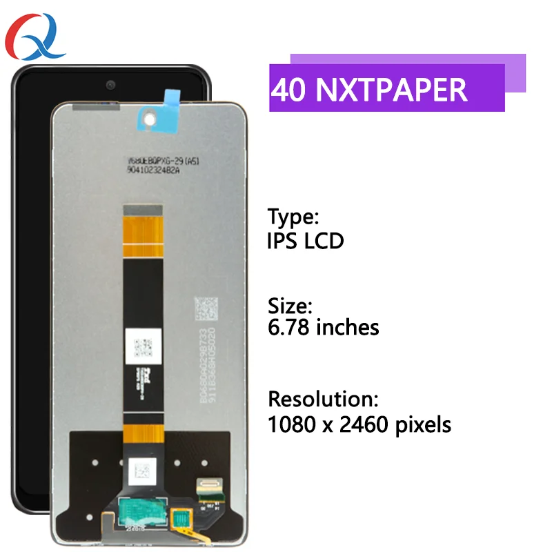 New Mobile Phone Lcds For TCL 40 NXTPAPER lcd Pantalla for TCL 40 NxtPaper screen replacement For TCL 40 NXTPAPER display