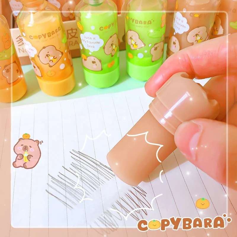 1 Pc Cute Cartoon Capybara Eraser – Multi-Purpose Pencil Eraser For Writing, Drawing, School Supplies