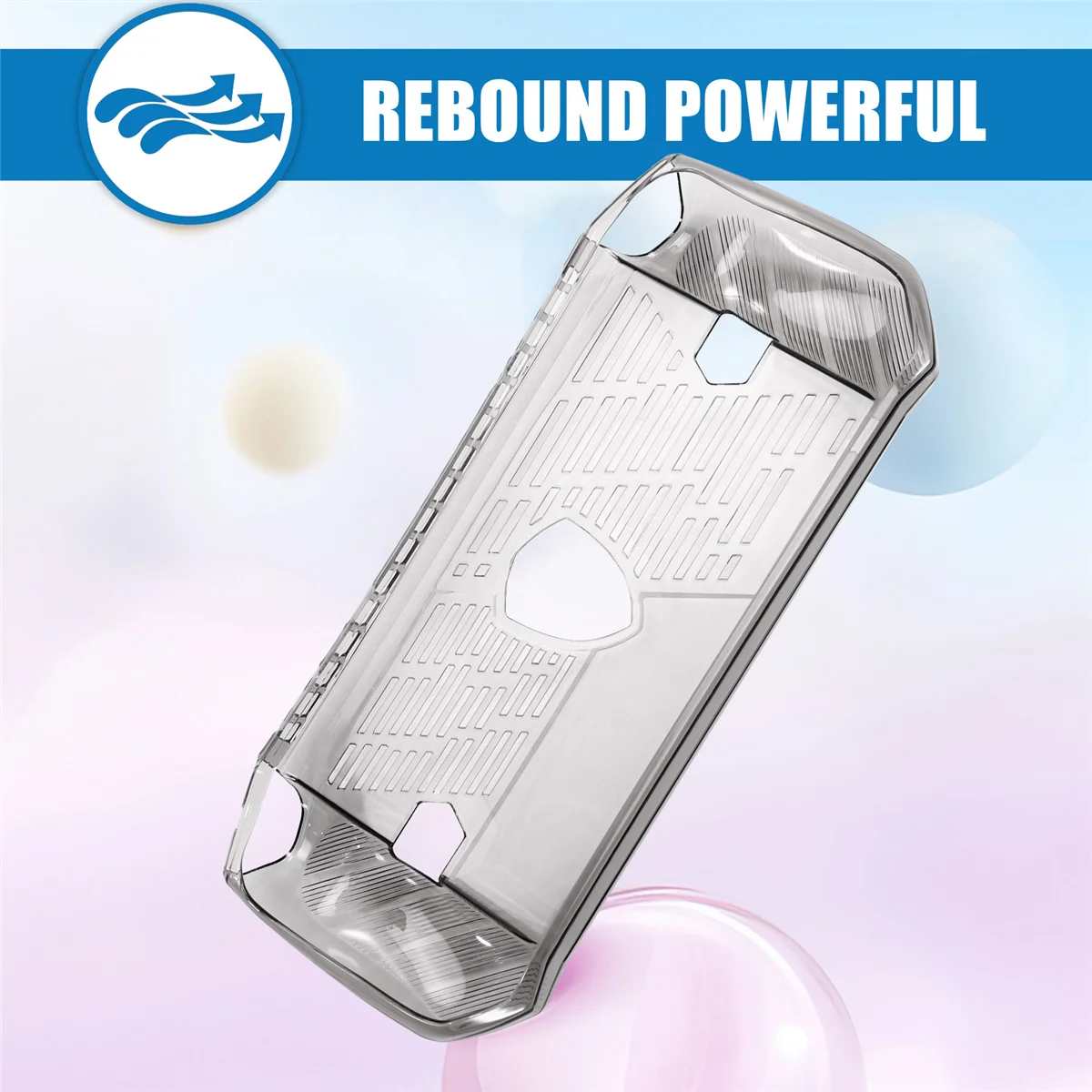 AT-Soft TPU Protective Case Protective Anti-Drop Cover for MSI Claw Game Machine Game Accessories Transparent