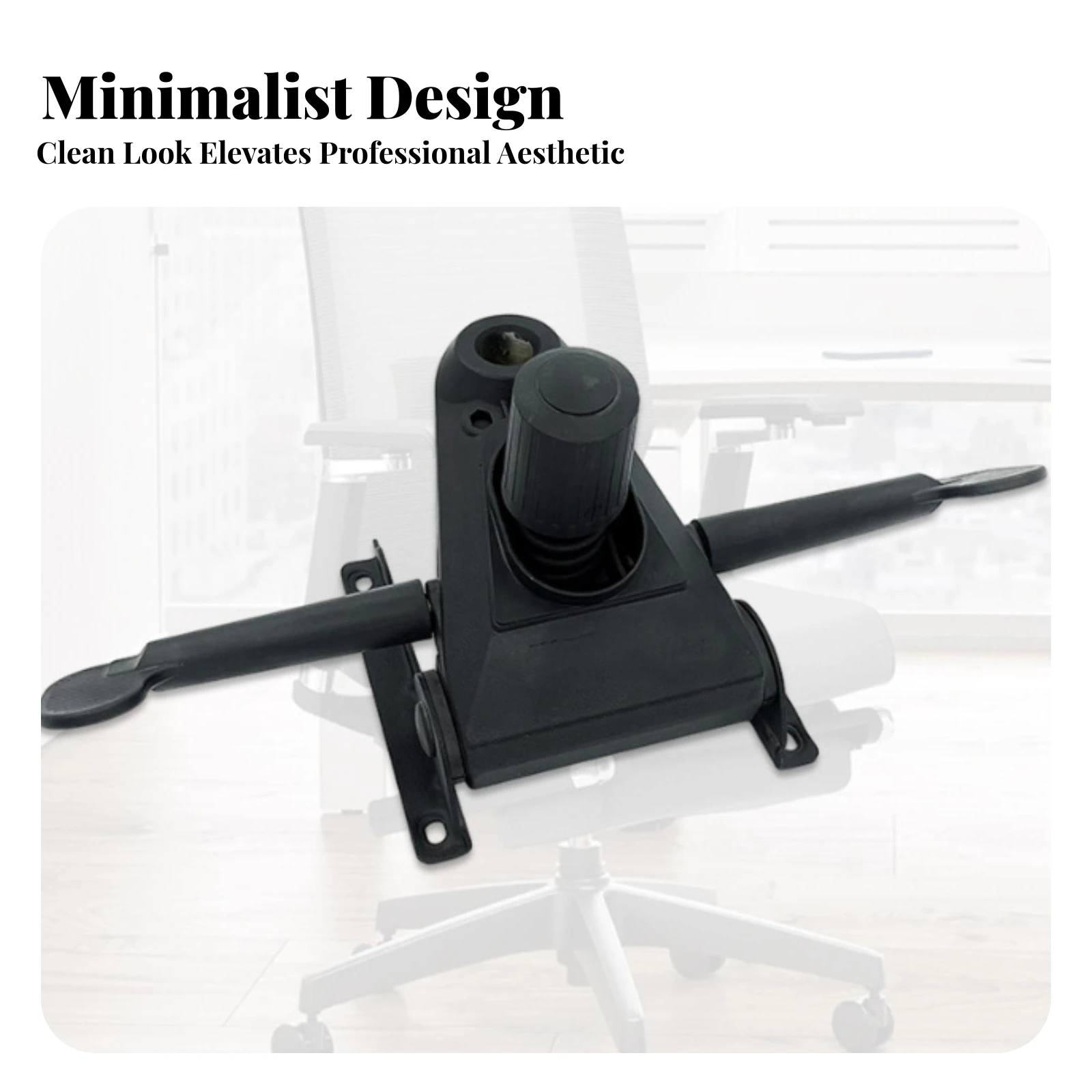 Office Chair Chassis Component Cylindrical Housing Chair Base Bracket Assembly Mounting Brackets Bolt Holes
