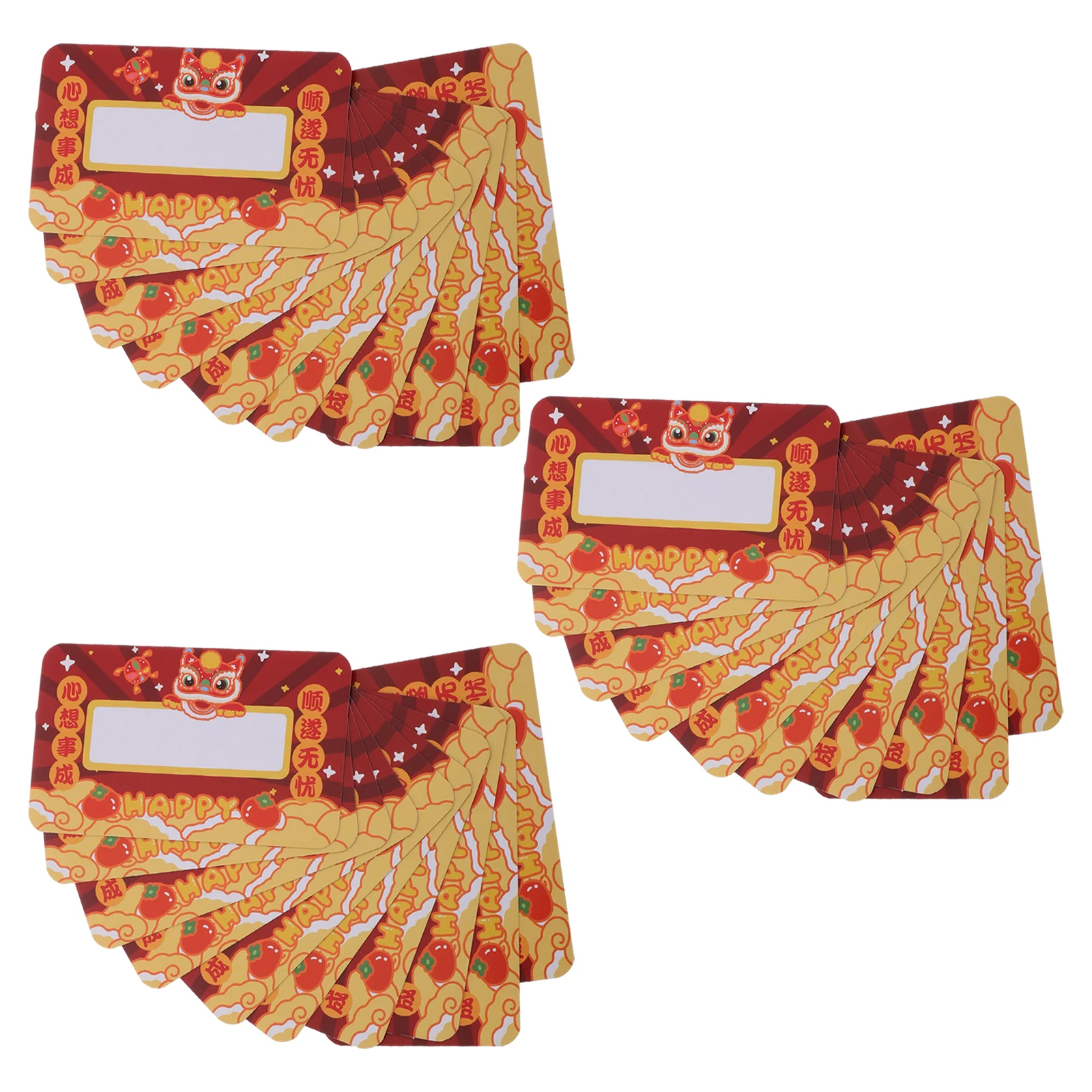 

30pcs Scratch Card Gift Chinese New Year Decorations Off DIY Cards Games Fortune Favors Eve Lunar Party Prize