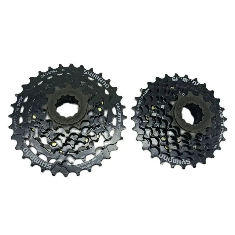 Shimano HG200 7 Speed K7 12-28T 12-32T MTB Cassette Freewheel CS-HG200 7s For MTB Mountain Bike Bike Freewheel