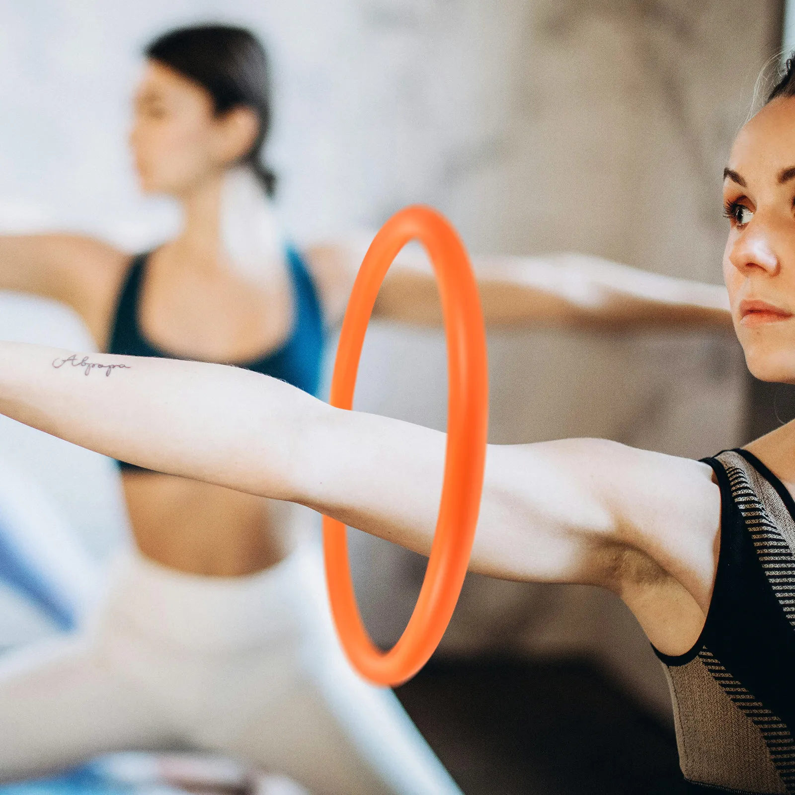 Pe Material Weighted Arm Hoop Portable Indoor Fitness Arm Workout Hoop Women Exercise Fitness Sports Supplies Sports Supplies