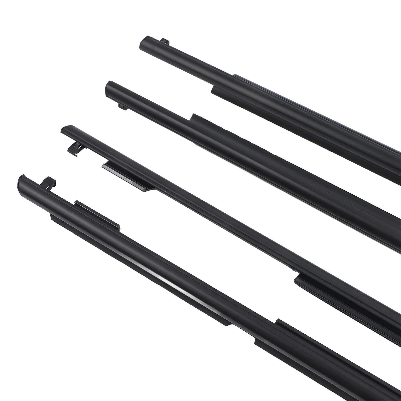 Car Door Window Weatherstrip Sealing Belt Molding Trim Set 75711-60072  for Toyota Land Cruiser Prado 150 Series 2010 to 2020 view 6
