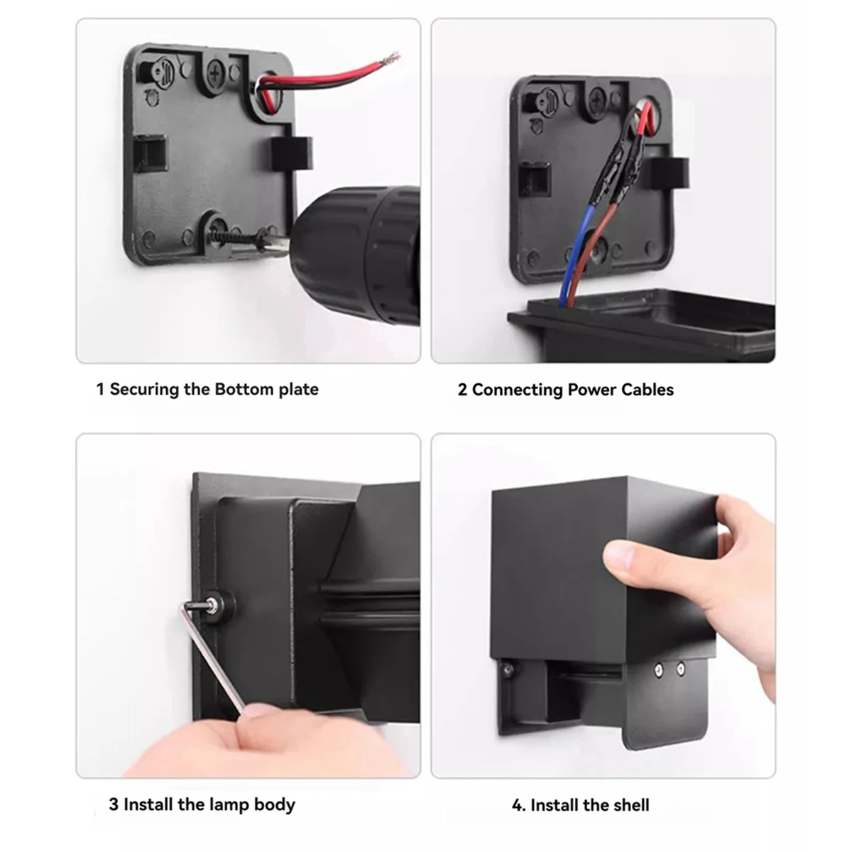 【ホット＆プライス】シンプルな屋外ウォールライト防水バルコニーライト外壁ライト屋外ガレージポーチウォールライト