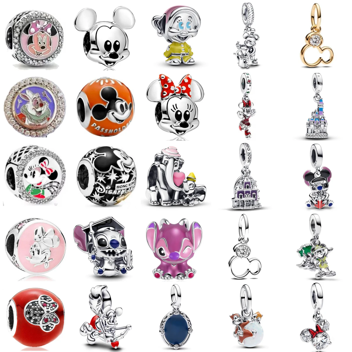 

Miniso Disney, стерлинговое серебро 925 пробы, Санта-Клаус, карлик, лиса, волшебное зеркало, подвеска-подвеска, подходит для оригинального браслета, женские ювелирные изделия своими руками, подарок