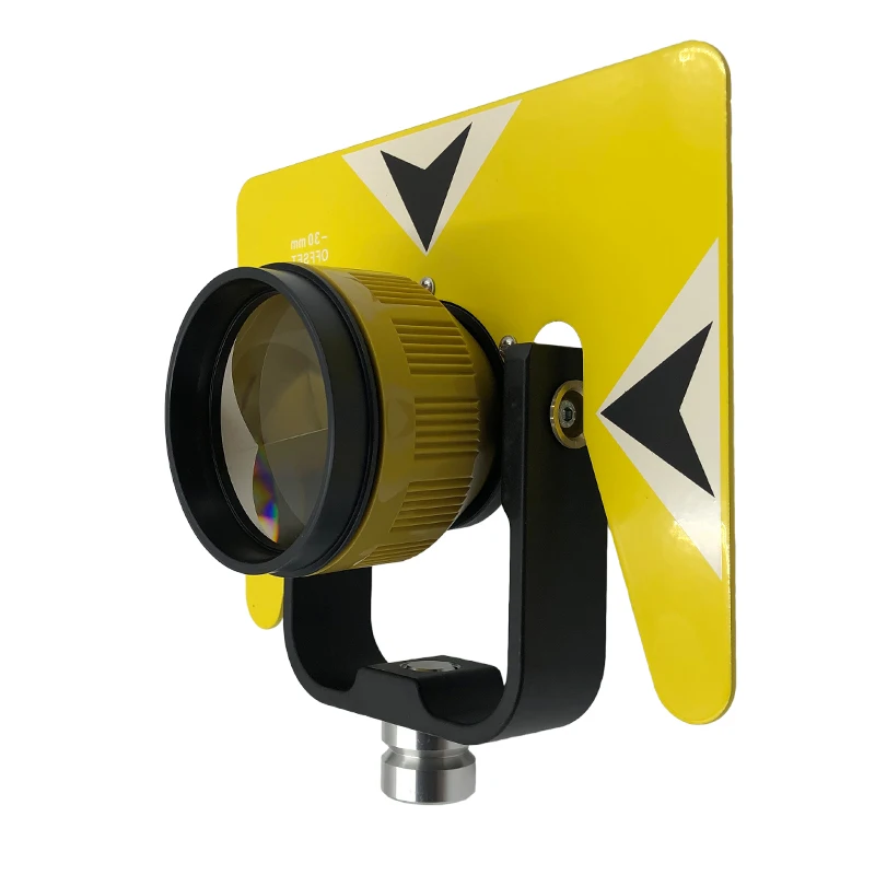 

High Quality Yellow Single Prism For Nikon South Trimble Top-n For Sokk-ia Total Station Prisms Surveying AK18 With Soft Bag