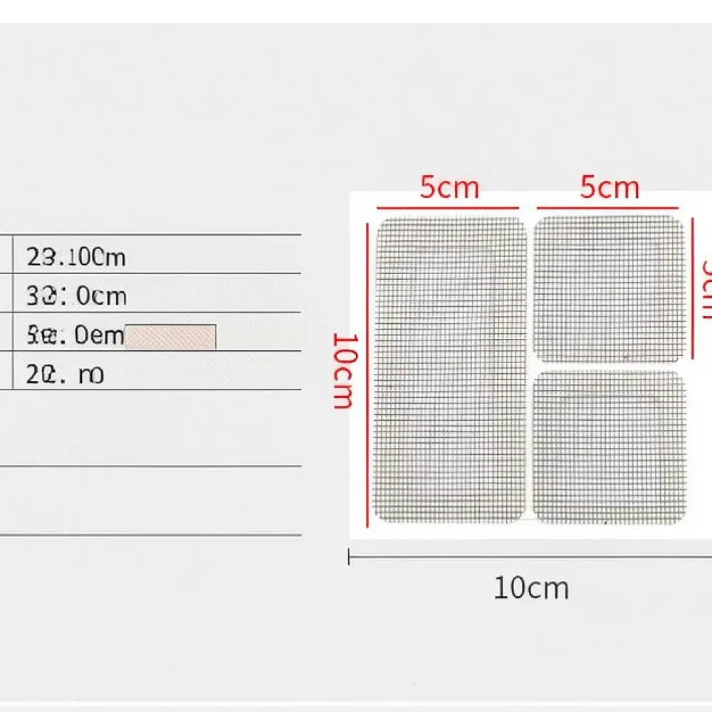 Fiberglass Window Screen Patch Strong Sticky Mesh Tape For Drainage Hole Mosquito Insect Barrier Door Window Repair