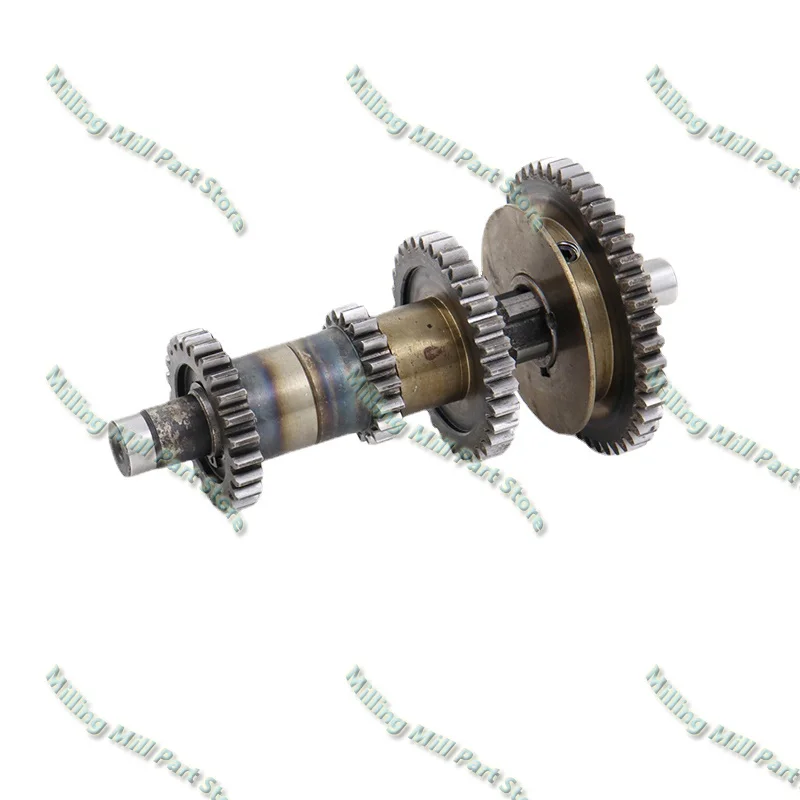 ZX7045/ZX7040A Motor Gear Shaft Assembly Axis I 、 II 、 III 41/16/18/53 Teeth for Anhui Huangshan Drilling and Milling Machine