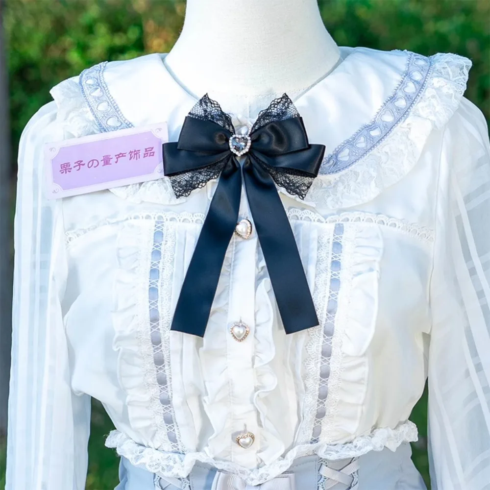 Lolita Cosplay Mädchen Haarnadel Süße Spitze Schleife Haarspange Niedliche Haarschmuck Japanische Haarspangen Y2k Niedliche Kopfbedeckung