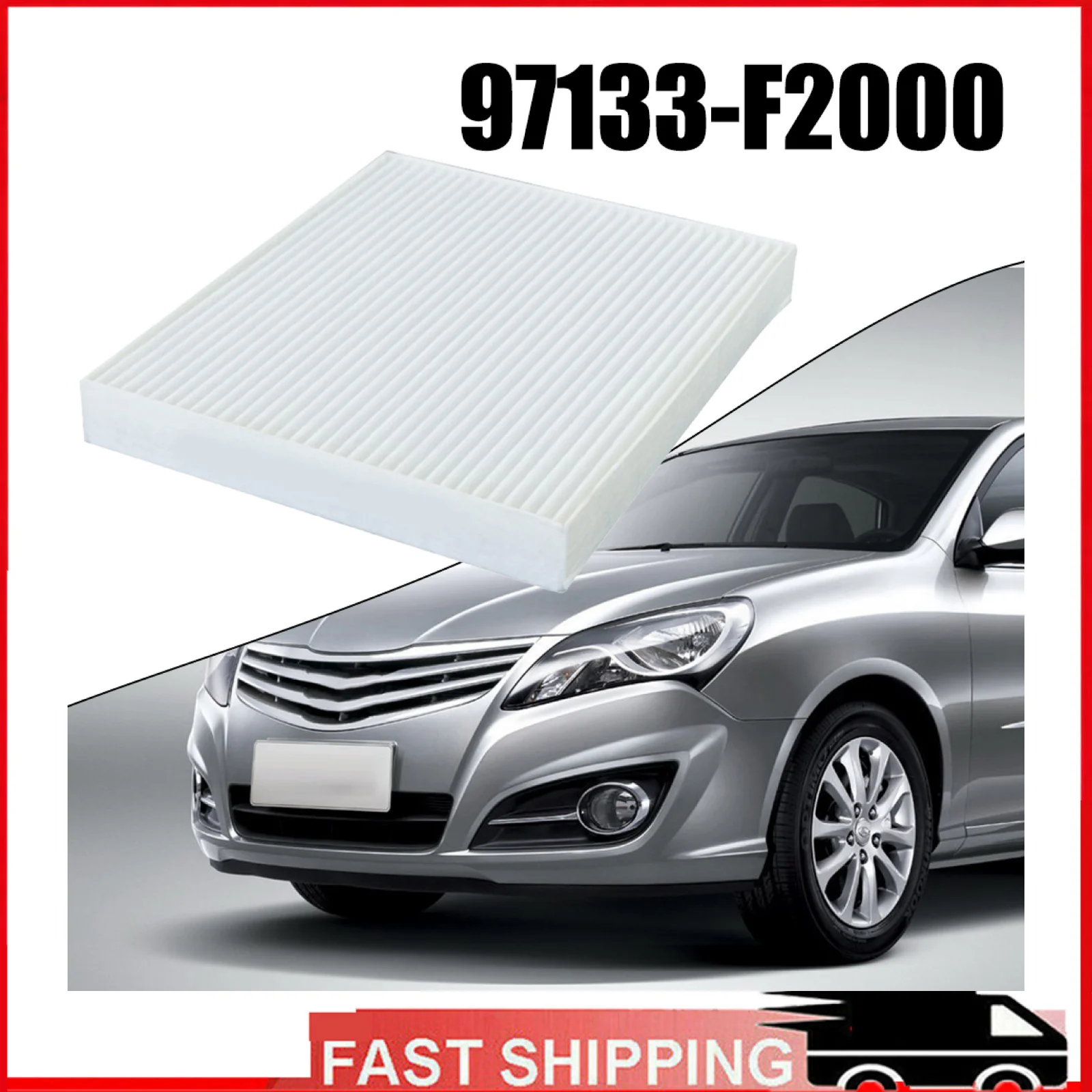 

1pcs Cabin Air Filter 97133-F2000 Car Parts Replace Front Placement Cabin Air Filter Parts & Accessories