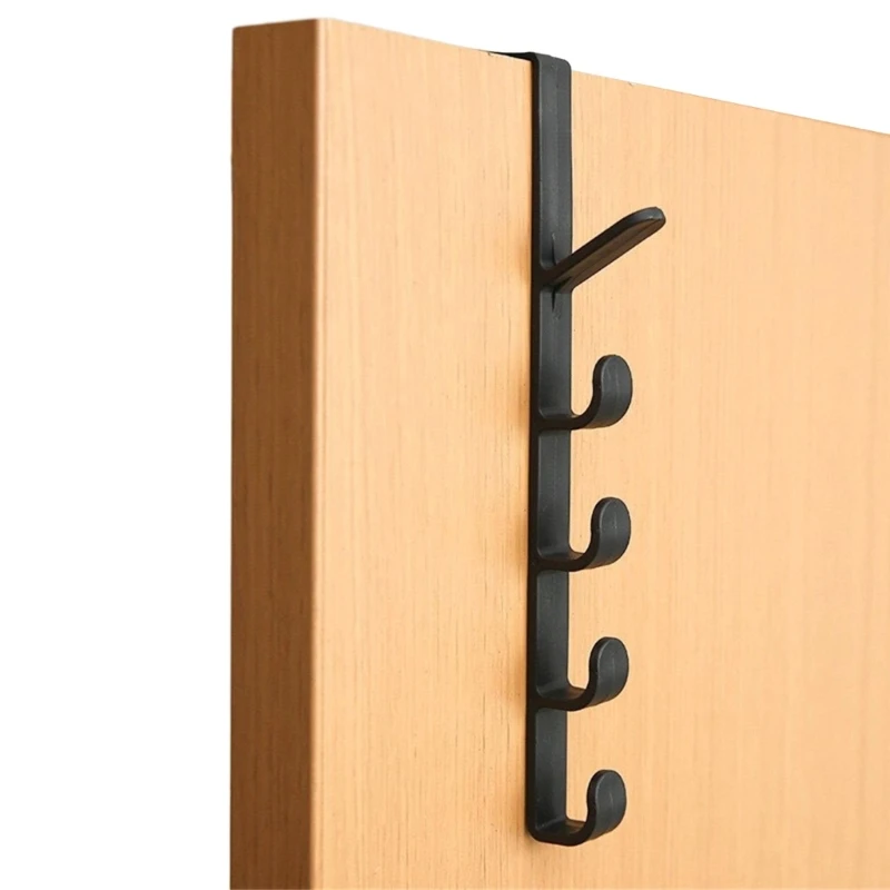 Nuevo Organizador ganchos sobre puerta para baño, cocina, habitación, bolsa, rieles, soporte para sombrero