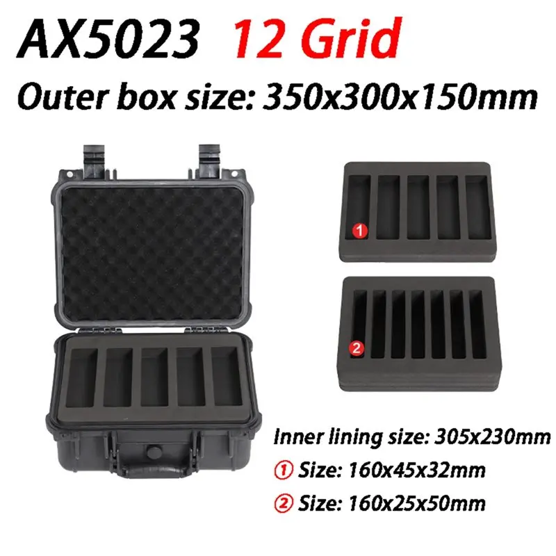 ABSJ-Folding السكاكين المنظم صناديق سكين صندوق تخزين أداة مقاومة للماء أدوات المحمولة المنظم ل بقاء السكاكين حقيبة #5