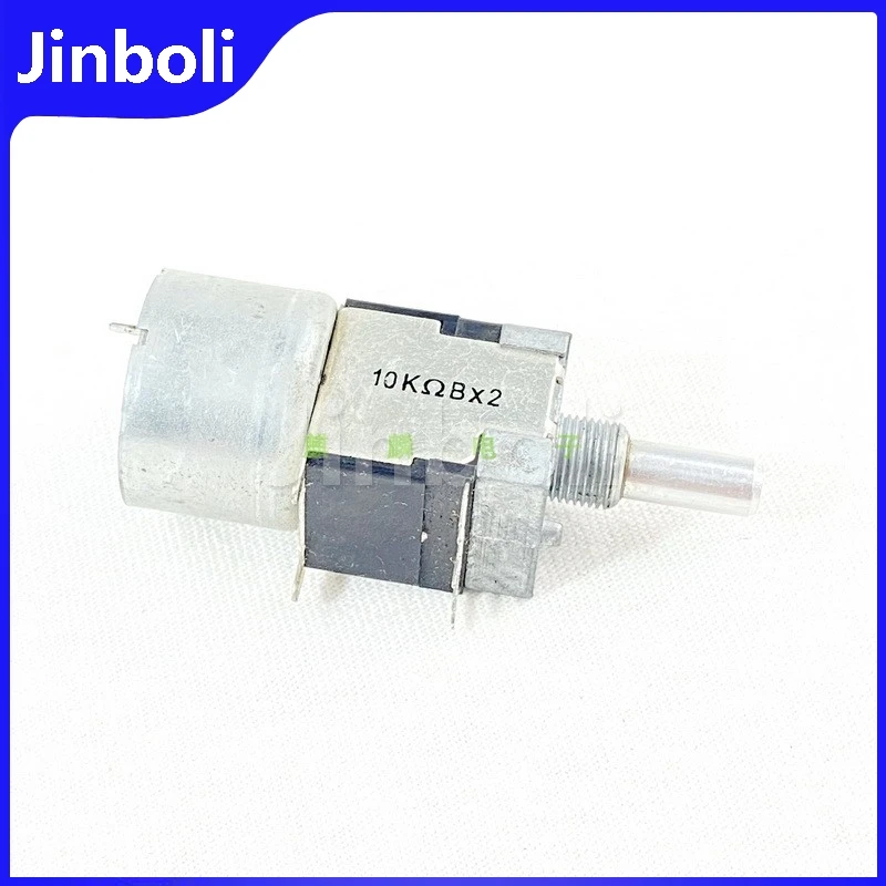 

1PCS B10K×2 Remote Control Motor Potentiometer Single Row 8Pins Power Amplifier Audio Volume Control