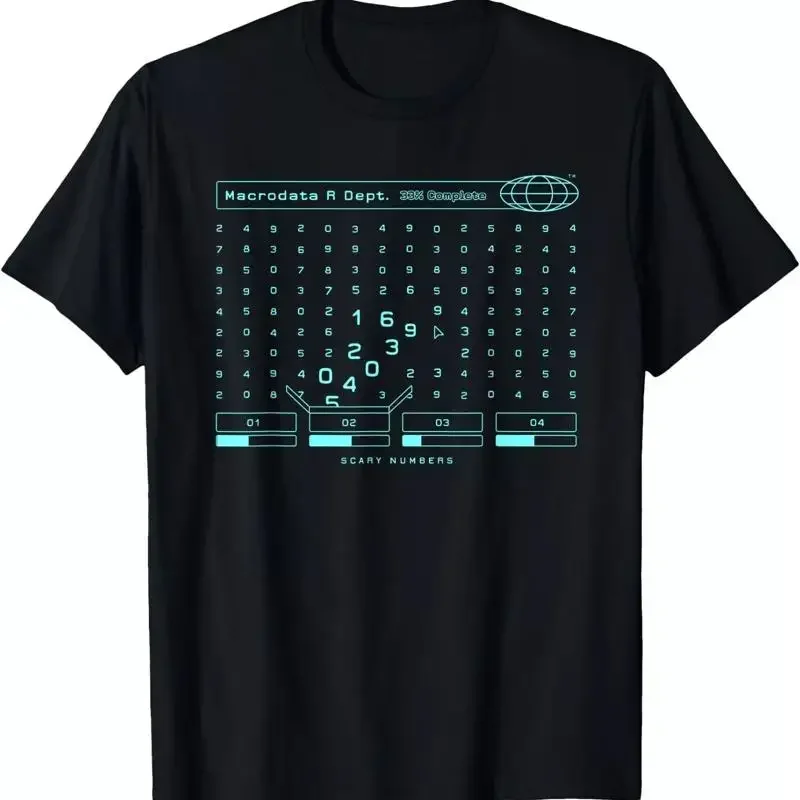 Severance Scary Numbers Macrodata Refinement T Shirt