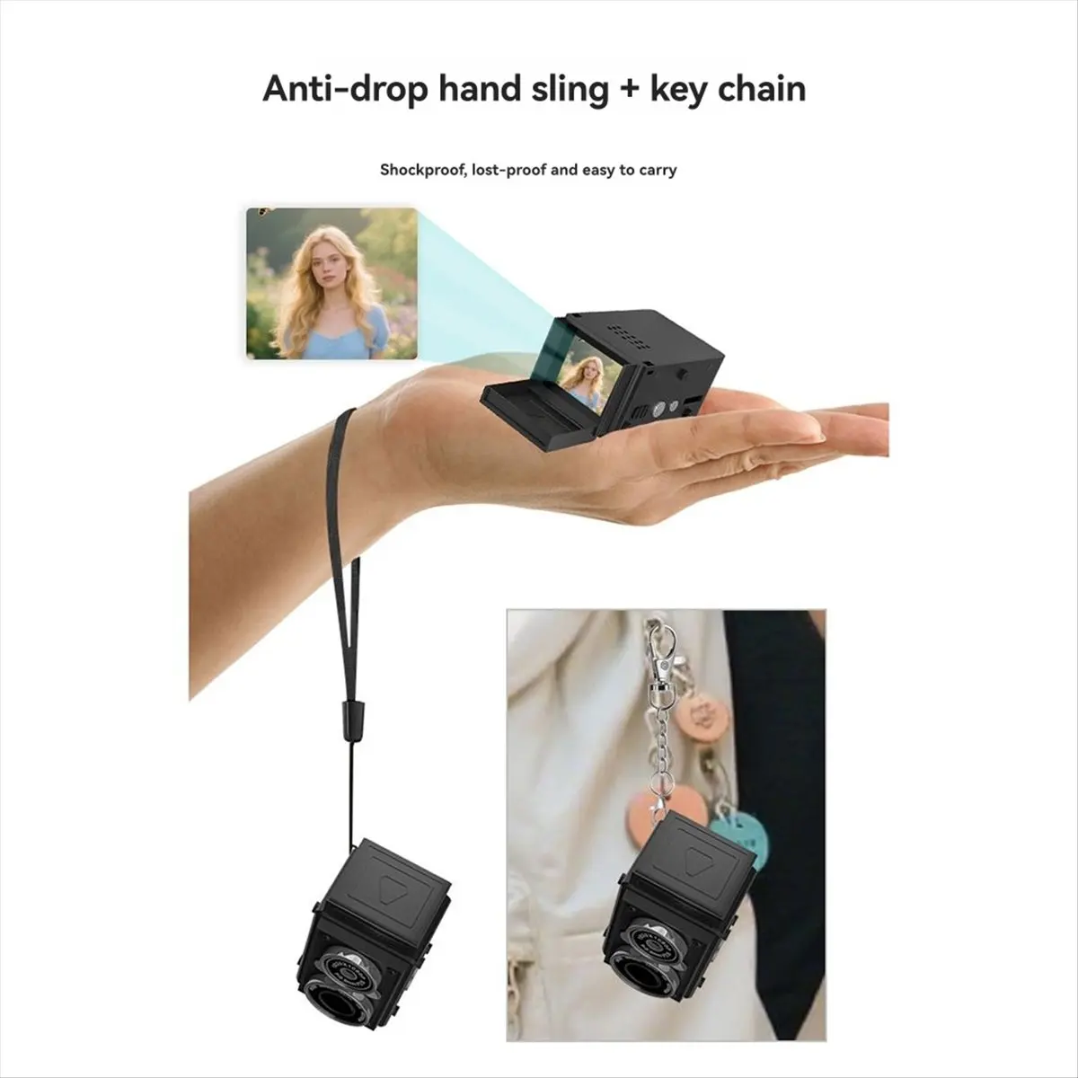 Punctual- S11 Retro Mini Vintage Camera Digital Video Recorder HD 1080P Portable Very Small for Christmas Birthday Gift