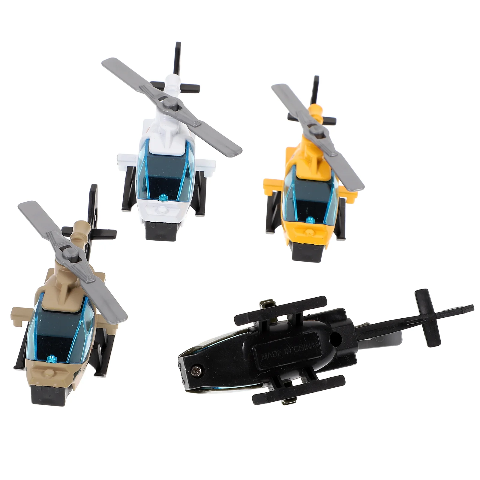 4 Pcs Boys Toy Children's Airplane Model Toys for Kids Adornment Kidcraft Metal Crafts