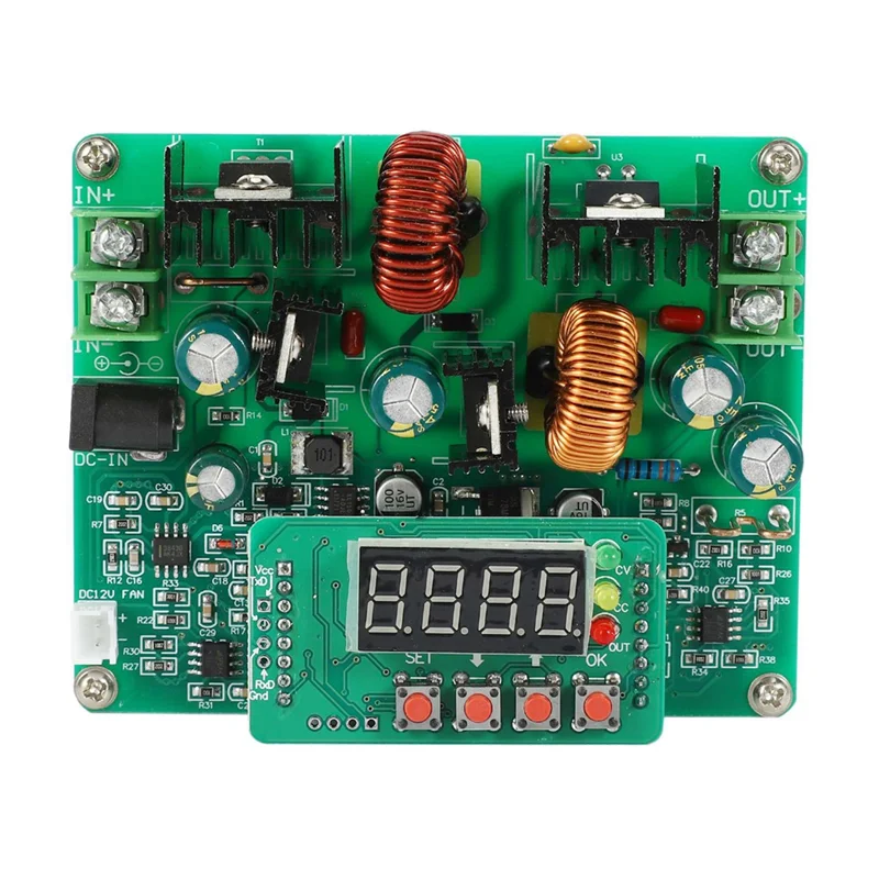 

Stylish-DPS3806 D3806 Regulated DC Adjustable Step Constant Current Power Supply Voltage And Current Module 38V 6A Booster Parts