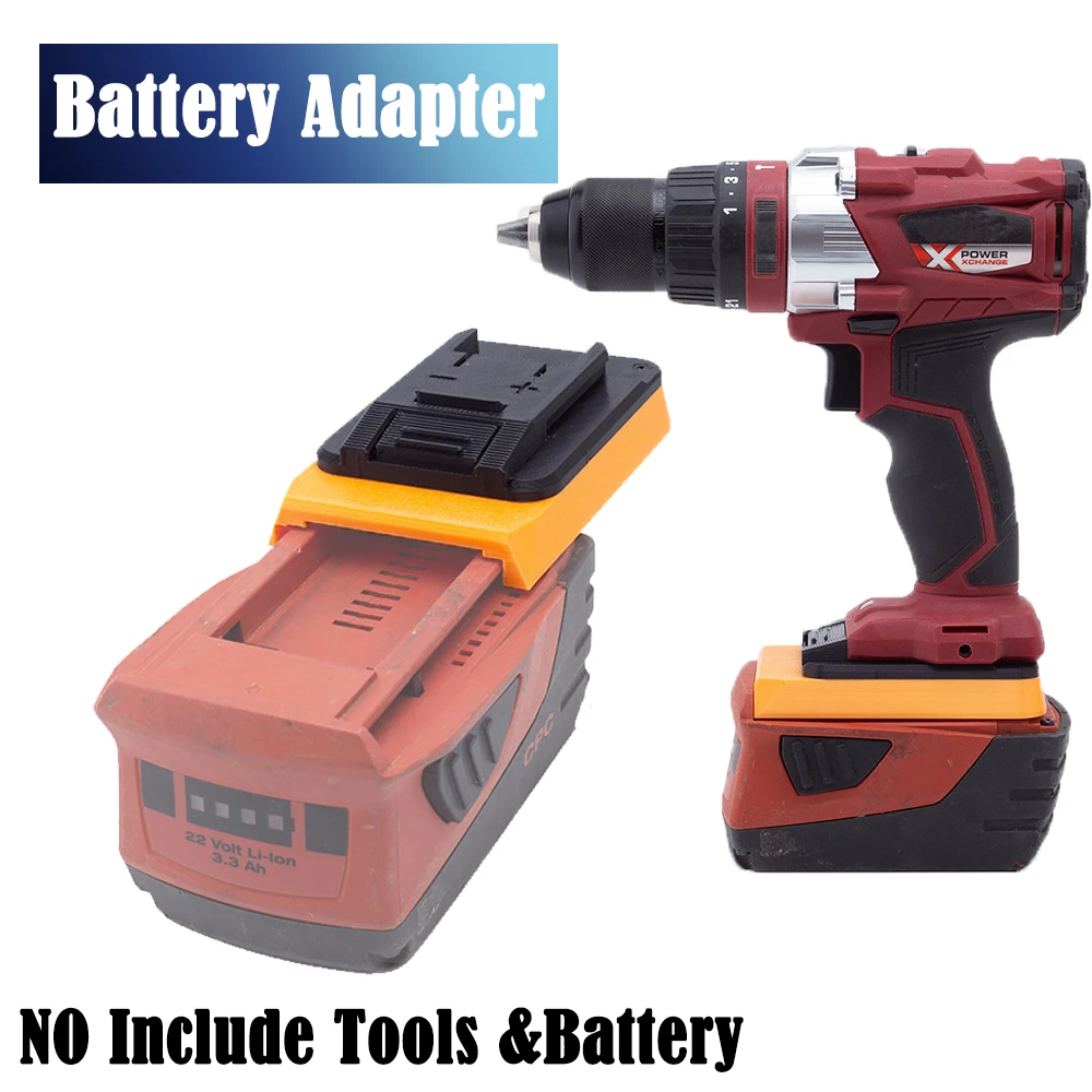 

Battery Adapter Converter For HILTI B22 V22 CPC Volt Li-ion Battery to for Ozito 18V Power Tools Accessories(NO Battery )