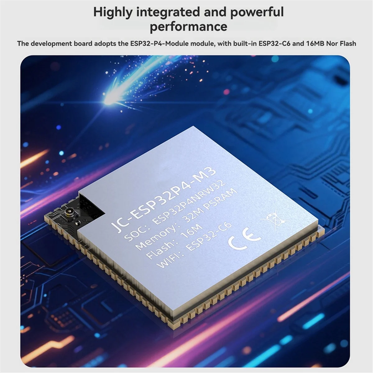 M85K ESP32-P4-Module Core Board with Integrated ESP32-C6 Module 16MB Nor Flash Supports WiFi 6 and Bluetooth5