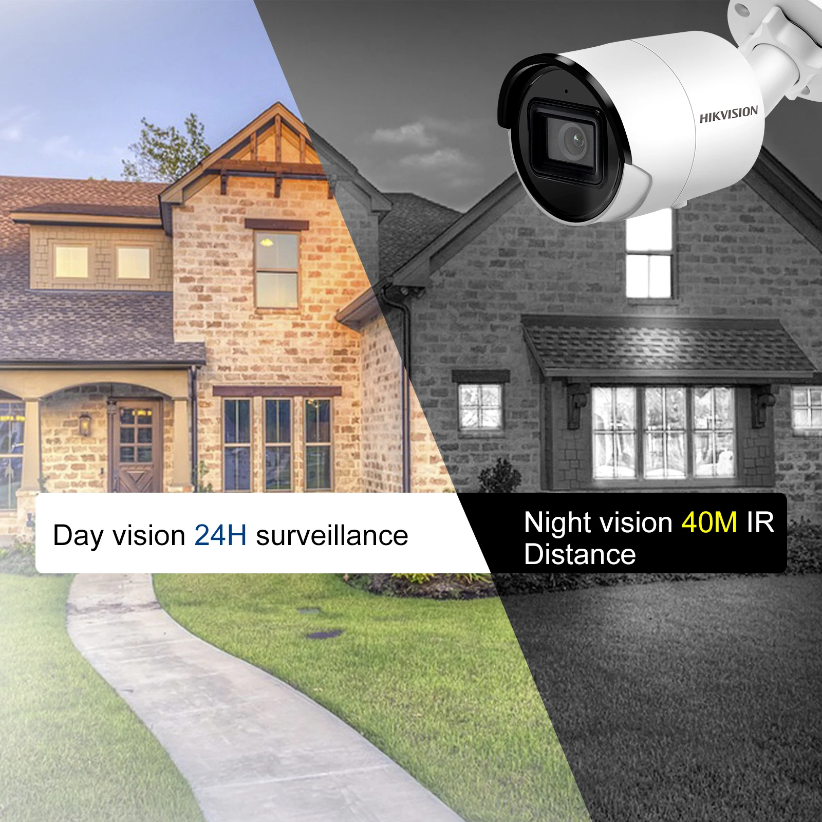 Hikvision 4MP DS-2CD2043G2-IU e 8MP 4K DS-2CD2083G2-IU Bullet Security Camera microfono integrato SD Card Smart Home Motion Detection