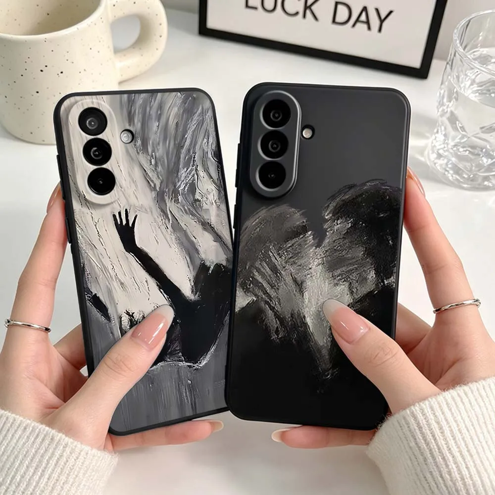 

Oil Painting Art For Samsung A04 A05 A06 A07 A12 A3 A14 A15 A16 A17 A23 A24 A25 A26 A32 A22 A31 Black Phone Case