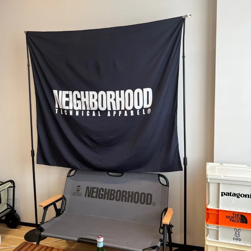 NBHD Neighborhood Outdoor Style Studio Office Room Bedroom Decoration Cloth Hanging Cloth Background Cloth