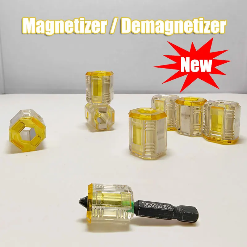 

1PC New Screwdriver Magnetizer Demagnetizer Powerful Srewdrive Plus Magnetic Device Pick Up Tools for Screwdrives High Quality