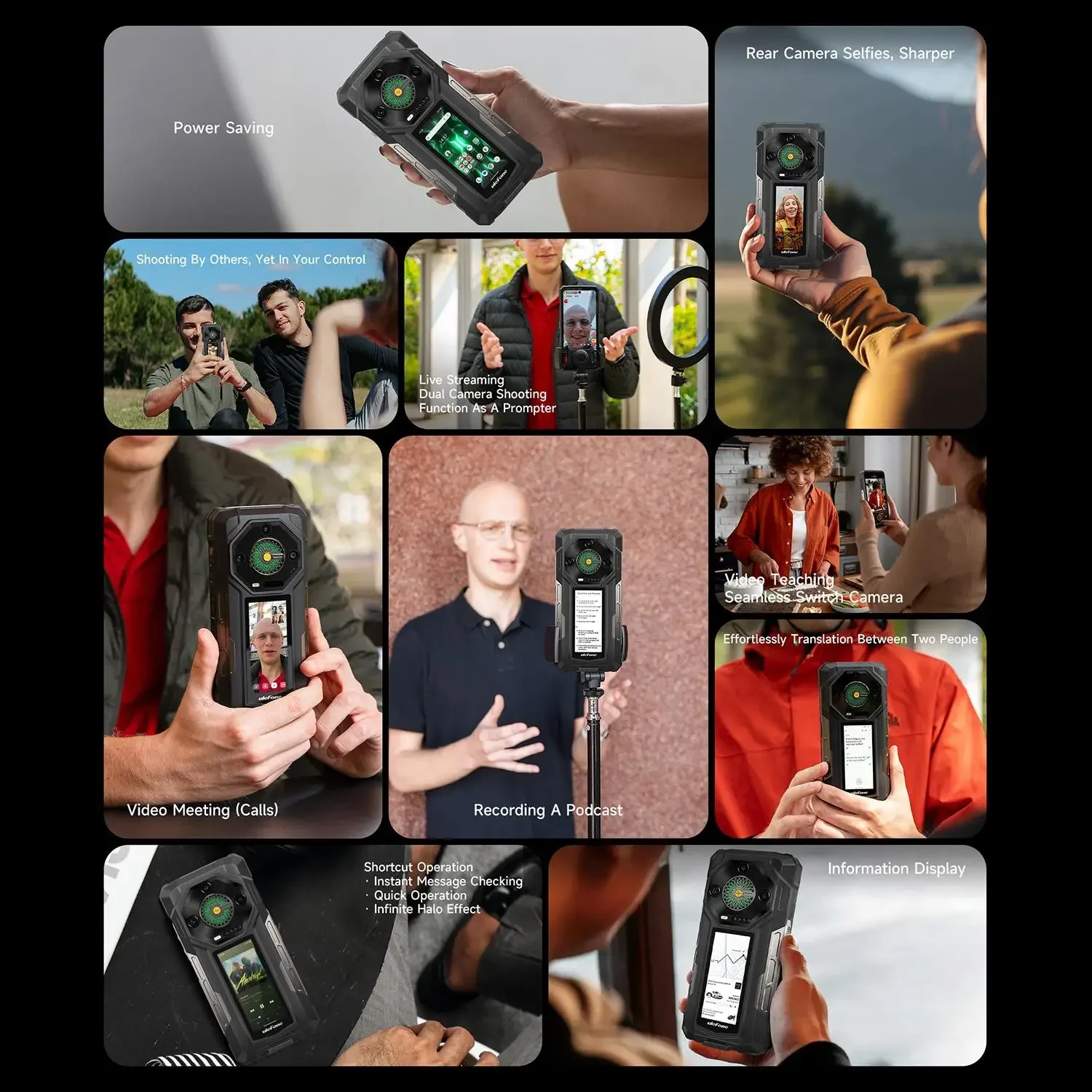 Ulefone Armor 33 Pro 5G โทรศัพท์มือถือพันธุ์แกร่ง ระบบปฏิบัติการ Android 14 หน้าจอคู่ 6.95 นิ้ว 120Hz ความจุ 32GB+512GB แบตเตอรี่ 25500mAh ชาร์จเร็ว 66W กล้อง 64MP มองเห็นในที่มืด รองรับ NFC