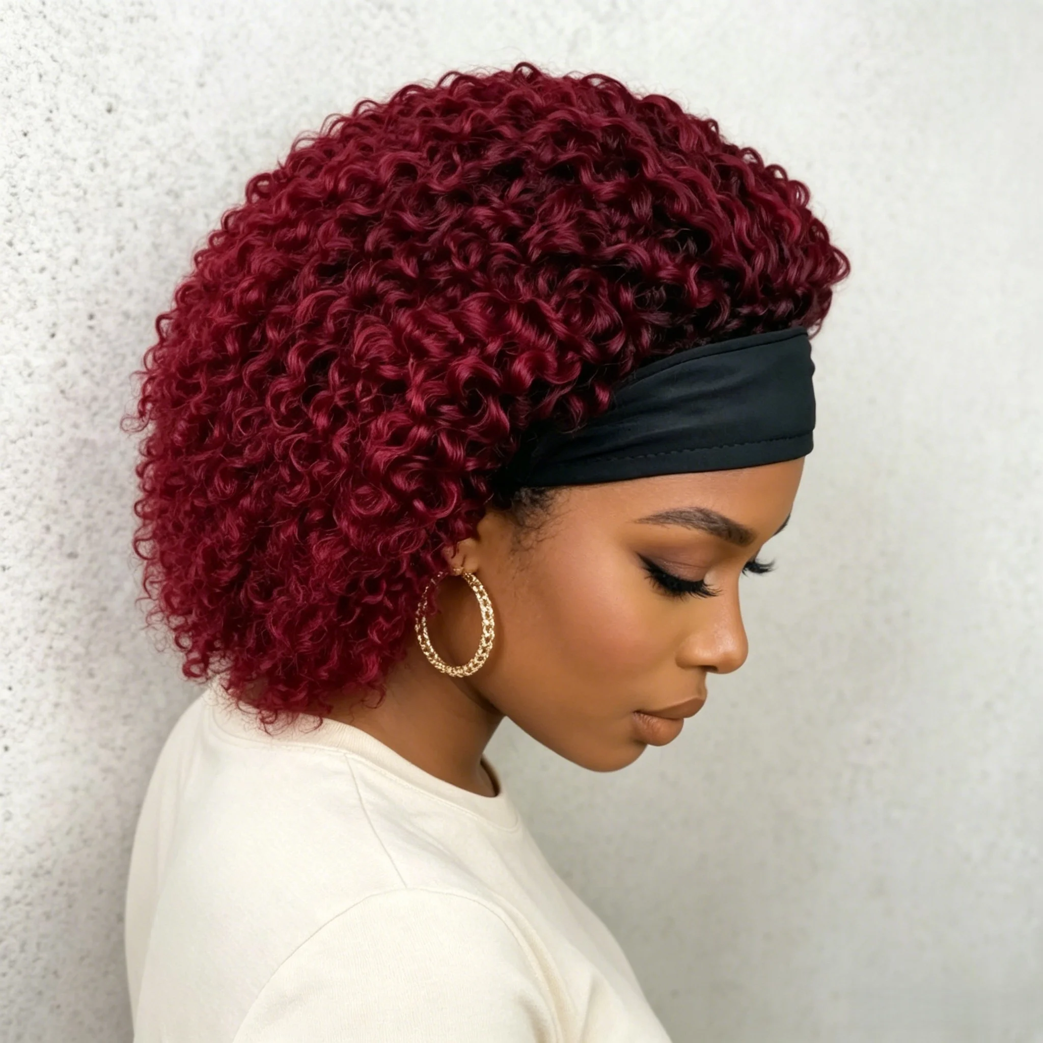 Afro Kinky Wave Wig Texture Close-up