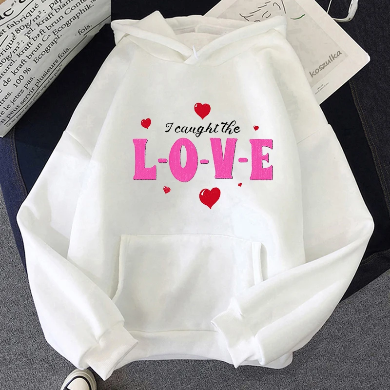 Sabrina Carpenter Love Kawaii Print Hoodies Woman Man Autumn Hooded Clothes Pullover Female Hip Hop Sweatshirt Casual Streetwear