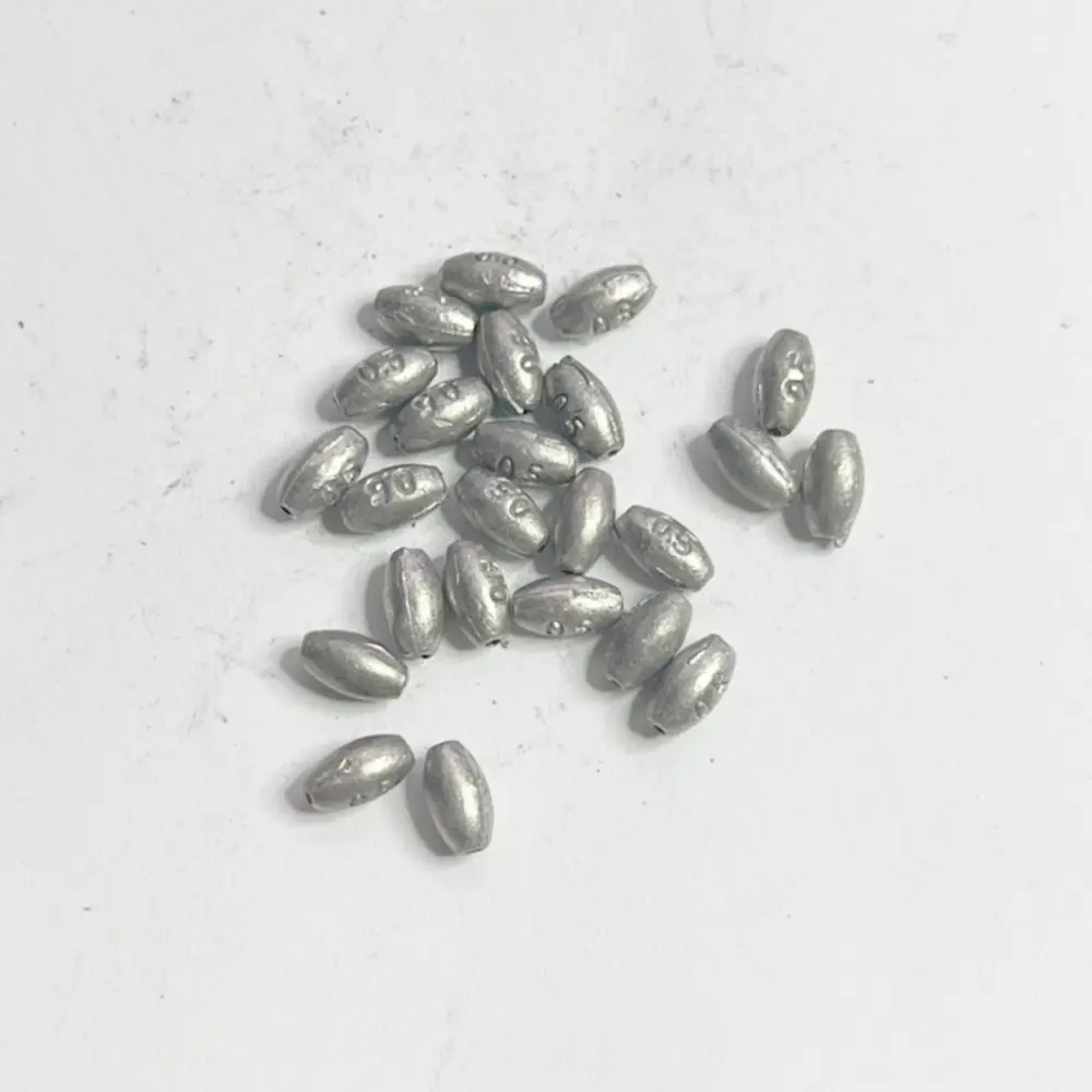 0.4g-4g Fishing Lead Sinkers Lead Olive-shaped fishing Weight Carp Fishing weight Fishing Weight Sinker Fishing Tackle