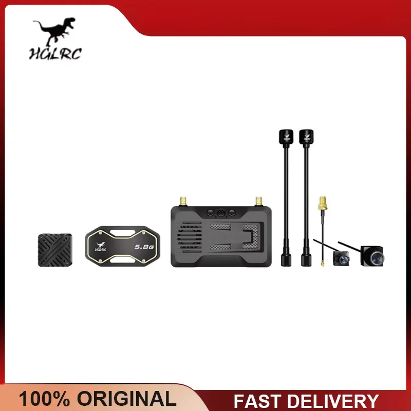 HGLRC Draco A1/A2 1W 5.8G HD FPV System Air Unit with Ground Unit for RC FPV Racing Freestyle Drone Parts