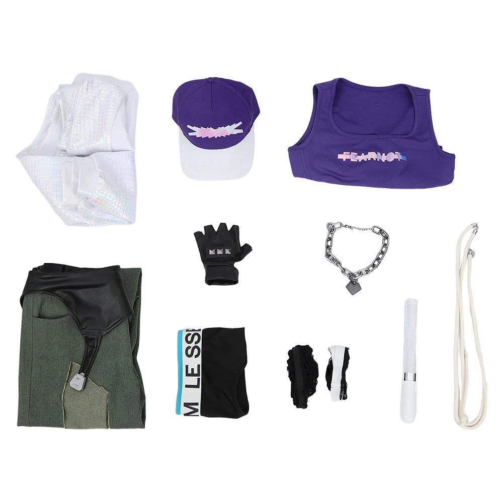 لعبة OW تأثيري آش أعلى السراويل حزب تمويه لعب الأدوار حلي الإناث الكبار الدعاوى الزي هالوين كرنفال ملابس الحفلات مجموعة