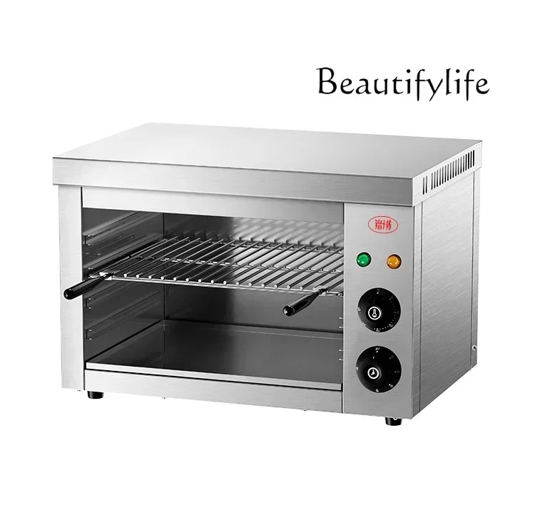 Wall-mounted electric heating surface stove grill Western commercial oven