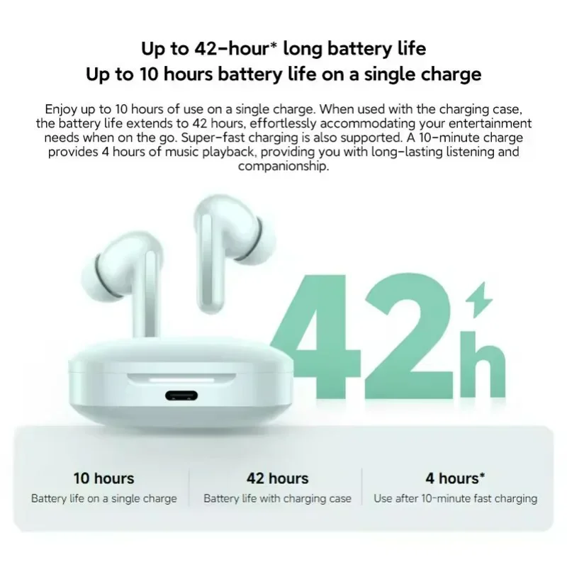 الأصلي Xiaomi Redmi Buds 6 49dB نشط إلغاء الضوضاء بلوتوث 5.4 سماعة الرياضة سماعة TWS صحيح سماعة رأس لاسلكية #3