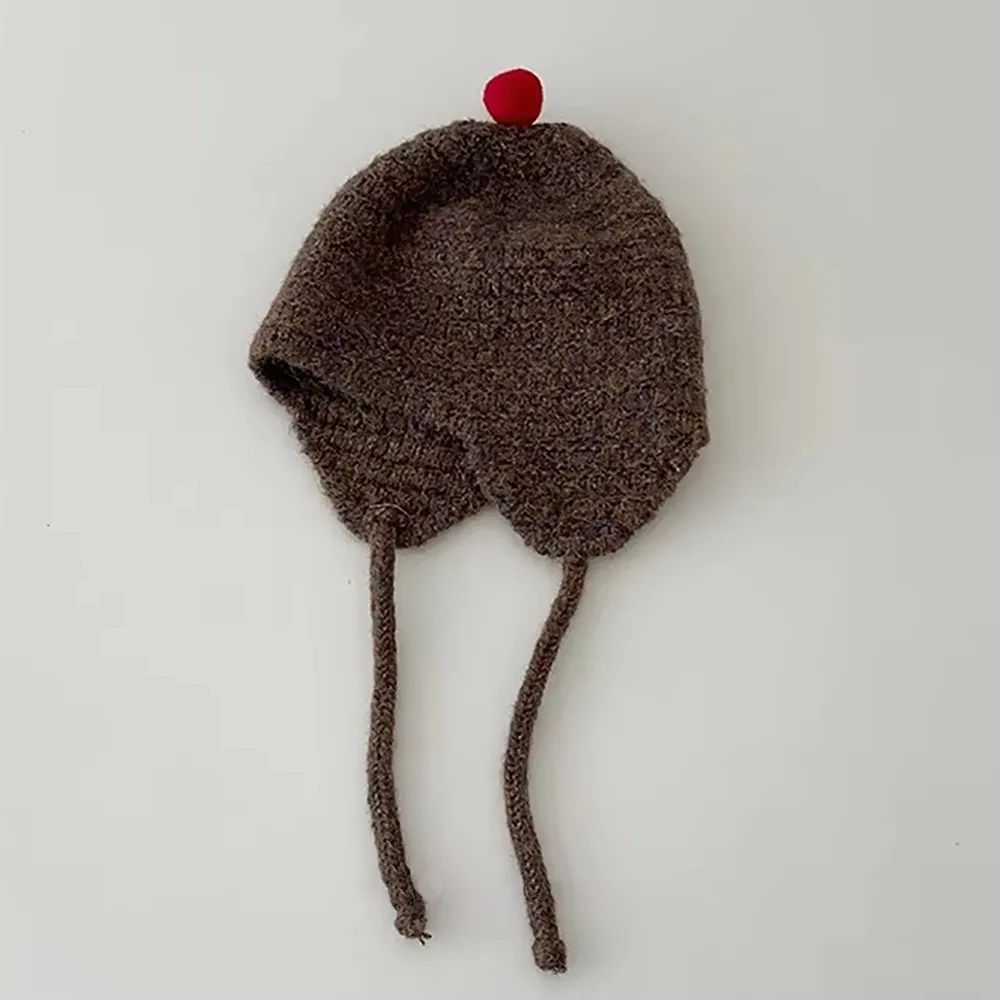 

Стильная эластичная детская шапка-бини, мягкая уютная детская шапка с защитой ушей, дышащая теплая шапка, осень-зима