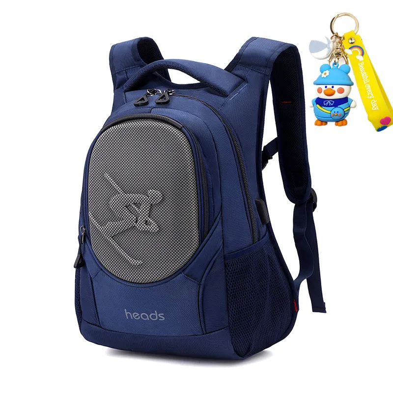 Mochila ortopédica grande impermeable para niños, mochilas escolares para niños de primaria, bolsa para libros grande