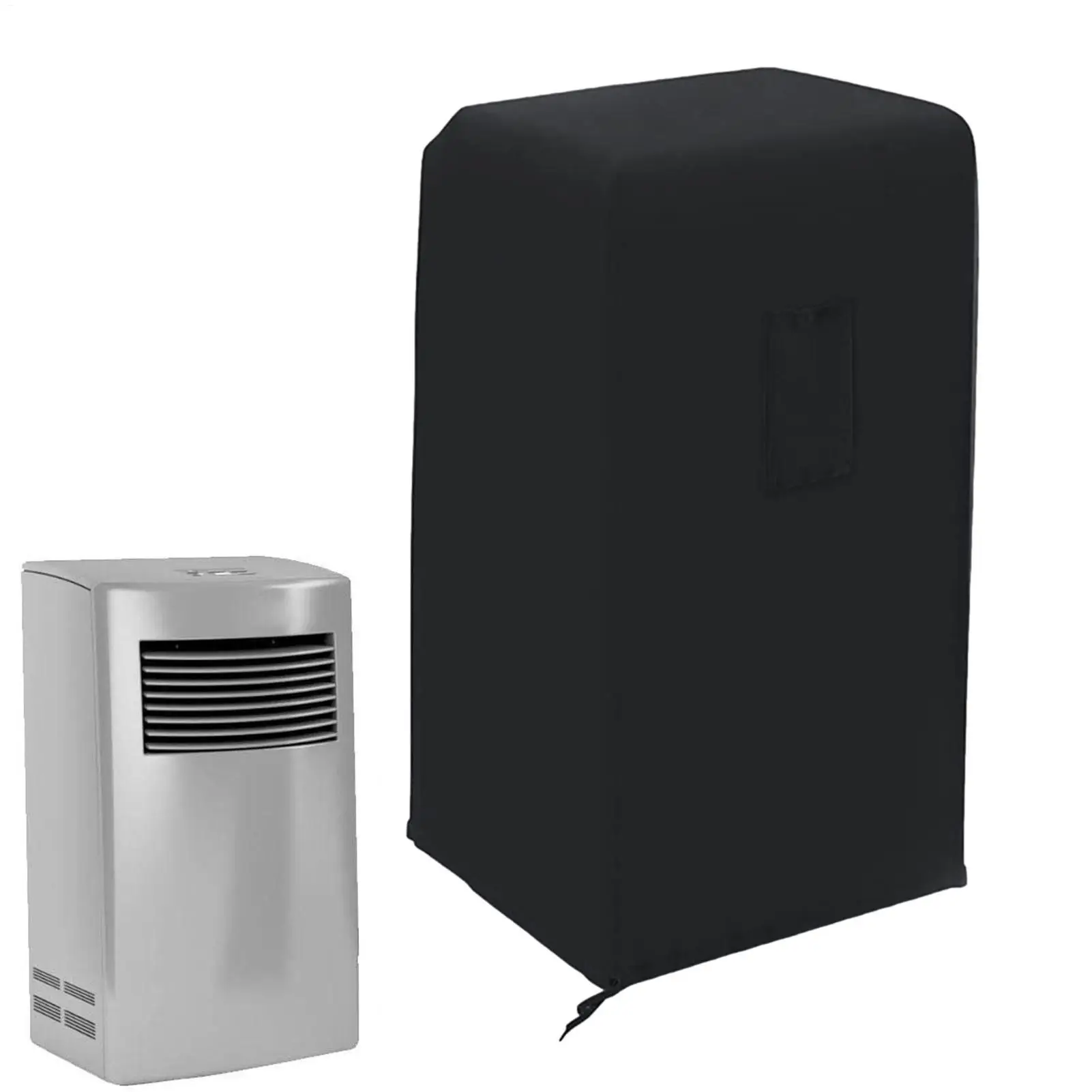 Cubierta de aire acondicionado cubierta antipolvo de aire acondicionado móvil 15,7 x 18,1 x 29,5 pulgadas Protector impermeable para compresor de condensador