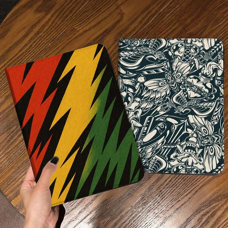 

Colorful Lightning Pattern Art Tablet Case For Apple iPad Air Pro mini 1 2 3 4 5 6 7 8 9 11 M2 M3 M5 M4 5th 6th 7th 10th 11th