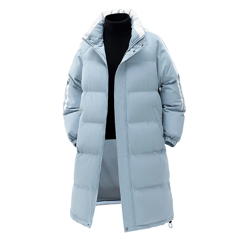 

Thiened down Cotton Jaet Spor Men's Women's Long Over-Knee Winter Coat Anti-Cold Windproof 2025 Winter Collection