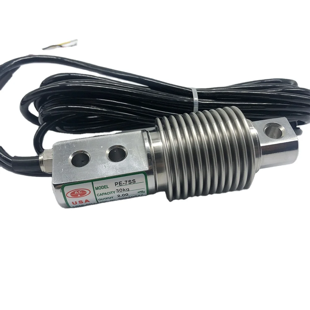 Stainless Steel PE-7SS-10kg Bellows Load Cell Weighing Sensor For Force Testing Machine