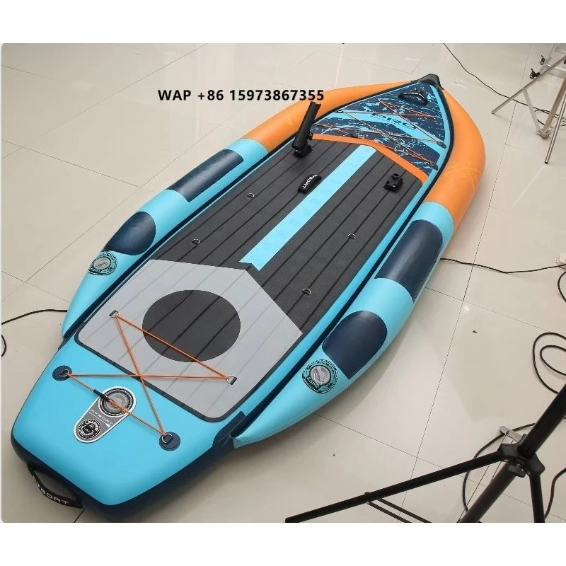 

Fishing Paddle Board OEM/ODM 335*120cm Wide 2 Person Kayak Inflatable Stand up Kayak China Fishing Canoe Kayak