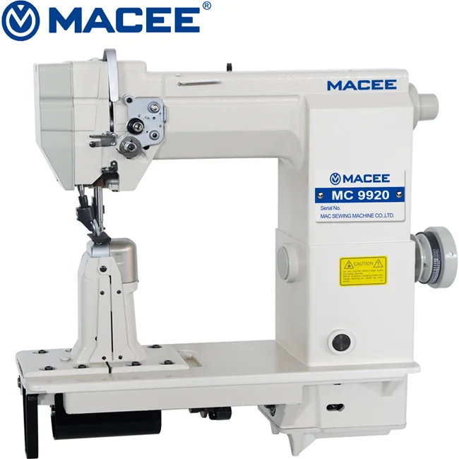 MC 9920 Double Needle Post Bed Lockstitch Sewing Machine for Leather Material
