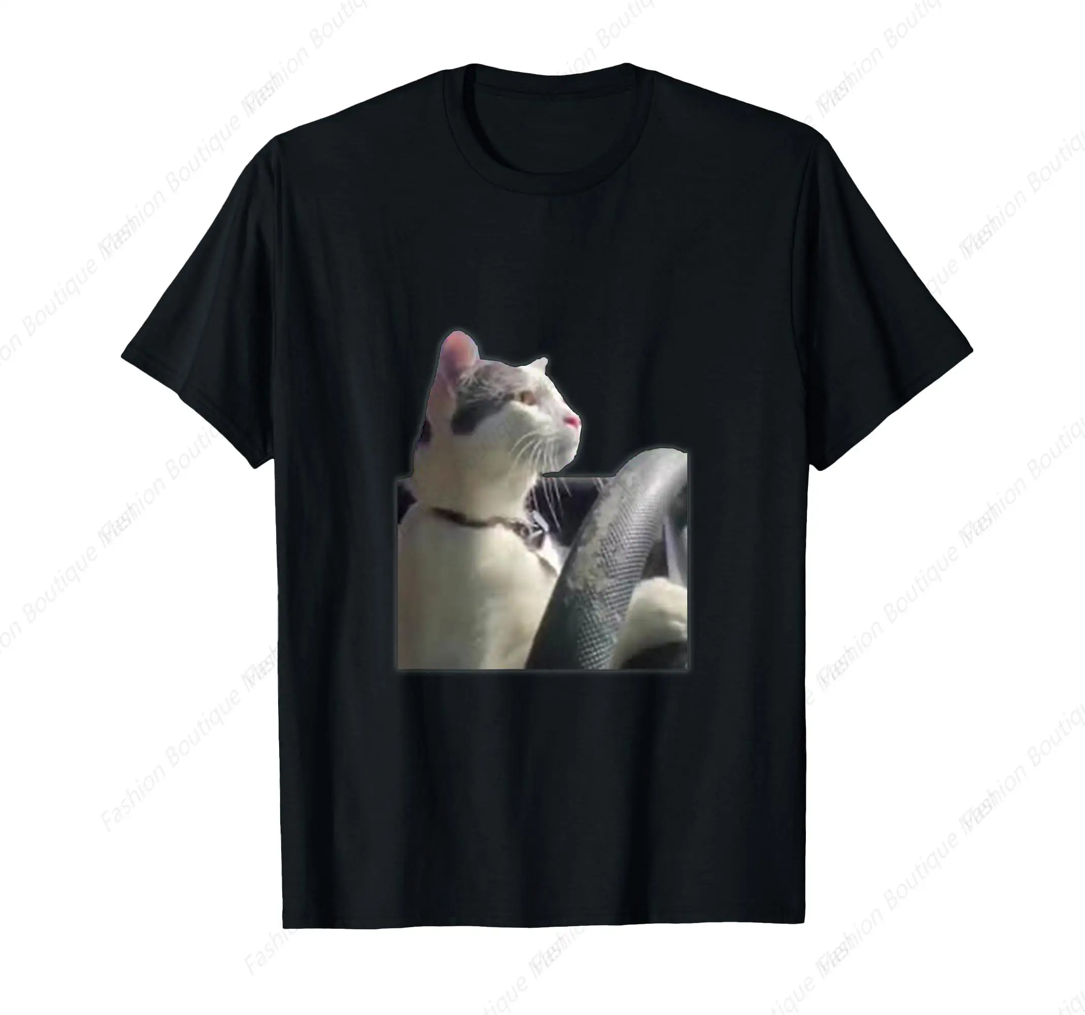 

Funny Cat Driving Meme T-Shirt Men Women Funny Gift Shirt Cotton Soft Tee