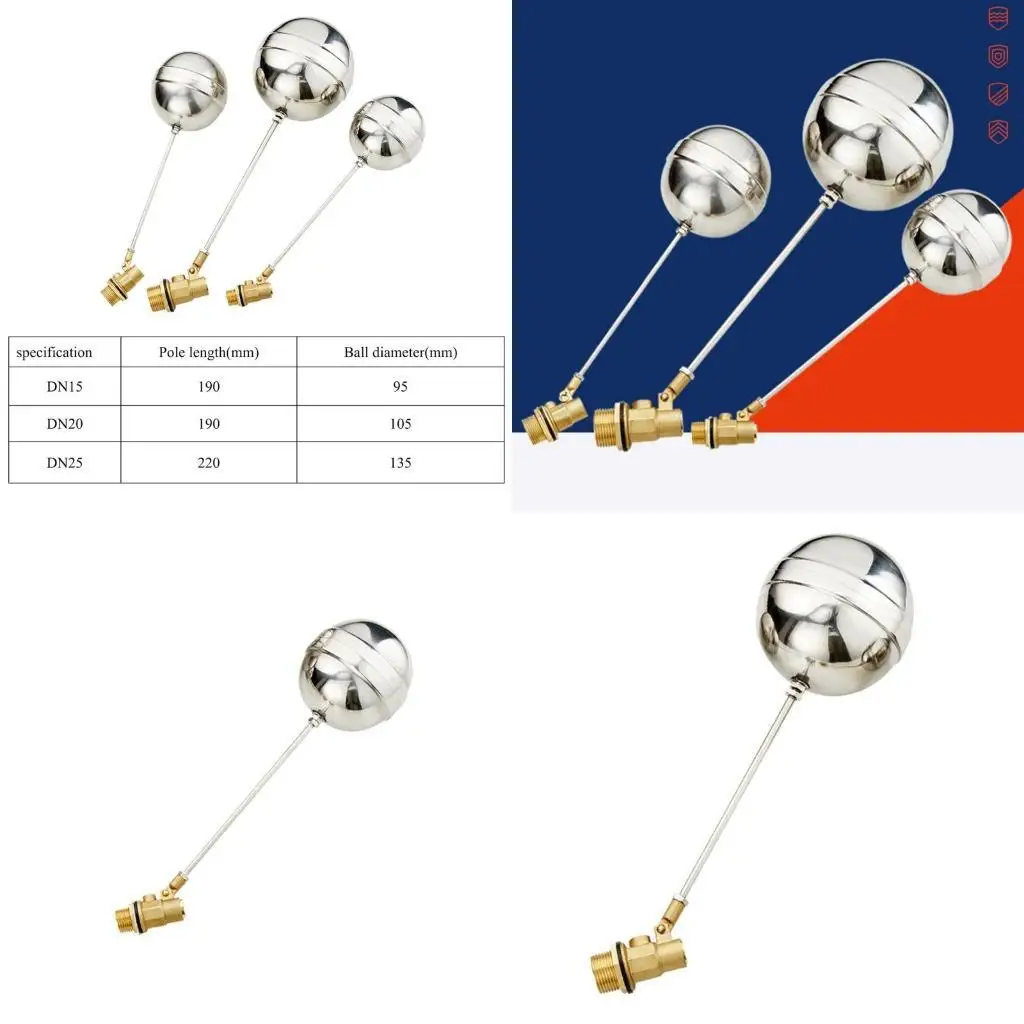 

R9UF DN15 DN20 DN25 Плавающий шар для клапана для гидравлики, пневматики и сантехники