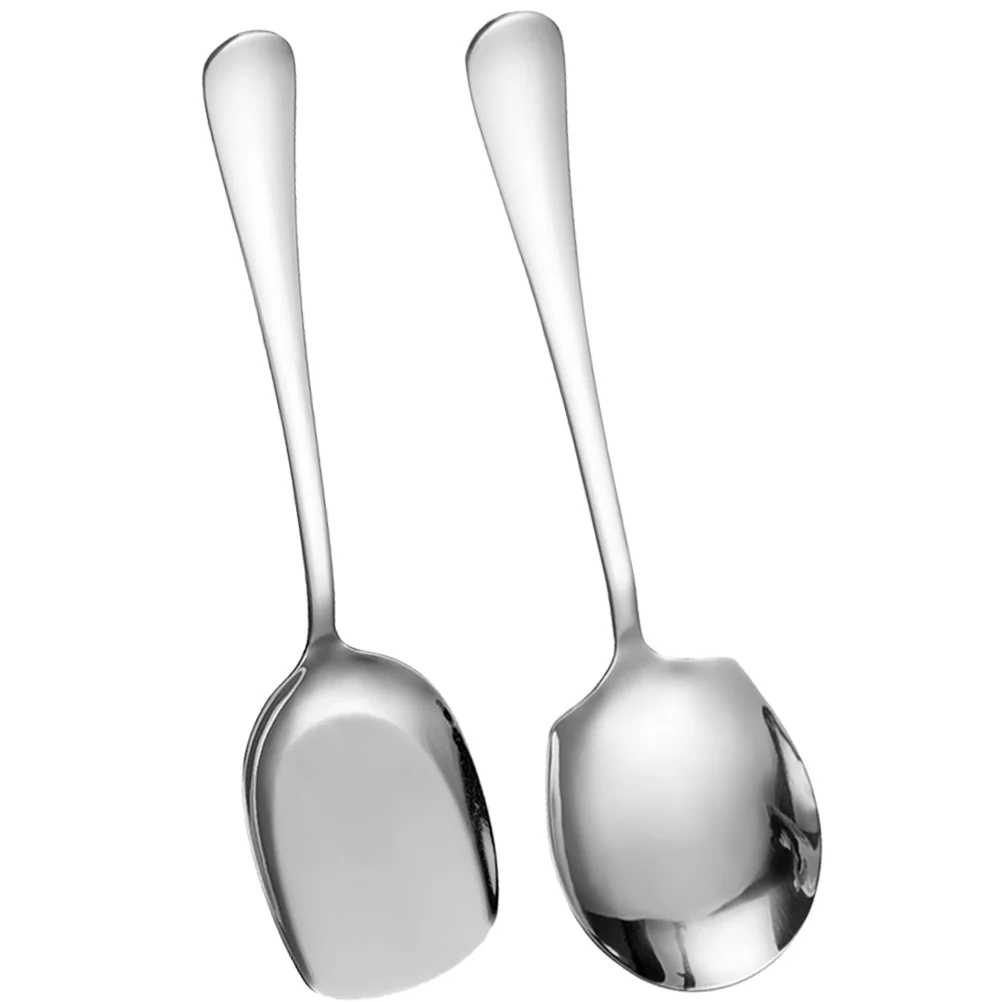 

Soup Ladle Cutlery Spoon Serving Spoons Large Deepen Stainless Steel Tablespoon Utensil Silver Utensils