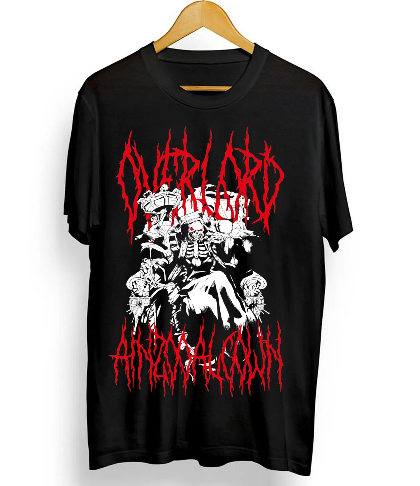 

Overlord New unisex T-shirt Overlord Ainz Ooal Gown anime manga Graphic Tee