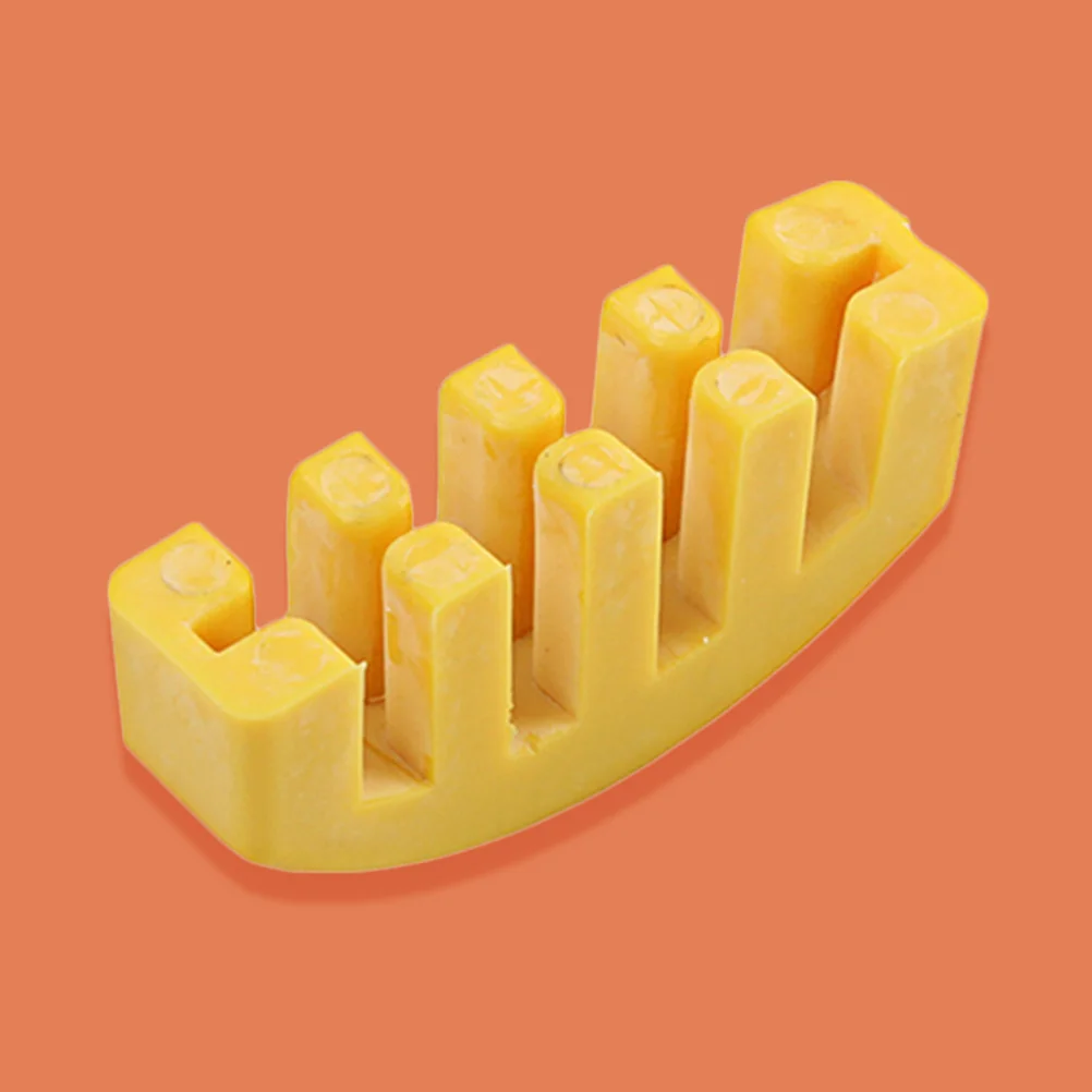 

4 Pcs Violin Mute Practical Rubber Straight Instrument Parts Muffler Practice Accessories Mutes